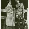 Mary Wickes (Aunt Eller) and Laurence Guittard (Curly) in the 1979 revival of Oklahoma!