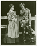 Mary Wickes (Aunt Eller) and Laurence Guittard (Curly) in the 1979 revival of Oklahoma!