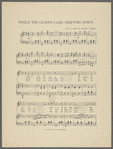 While the leaves came drifting down