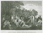 Treaty with the Indians, after painting by Benjamin West.