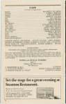 Program for the opening night (5/31/1979) of I Remember Mama at Majestic Theatre