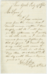John Roade letter (Draft Riots)