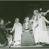 John Nevitt (pre-Broadway Nils), Tara Kennedy (Dagmar), Liv Ullmann (Mama), Kristen Vigard (Johanne) and Carrie Horner (Christine) in the musical I Remember Mama