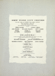Souvenir program for the 1963 revival of Oklahoma!