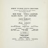 Souvenir program for the 1963 revival of Pal Joey