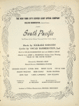 Souvenir program for the 1955 revival of South Pacific