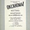 Souvenir program for the 1969 revival of Oklahoma!