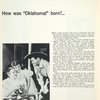 Souvenir program for the 1969 revival of Oklahoma!