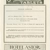 Program for The Melody Man, dated June 2, 1924, at the 49th Street Theatre