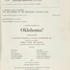 Program (3/26/1968 ) for a gala benefit concert presentation of Oklahoma! at Lincoln Center (New York, N.Y.)