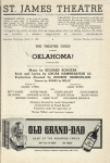 Program (beginning 3/31/1943) for Oklahoma!