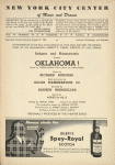 Program for the 1953 revival of Oklahoma!