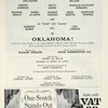 Program for the 1958 revival of Oklahoma!