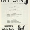 Program for the 1958 revival of Oklahoma!