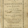 Spiritual Milk For Boston Babes In either England