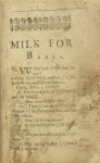 Spiritual Milk For Boston Babes In either England