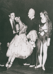 John Cranko, Melissa Hayden, Edward Bigelow and Una Kai in an informal pose after the London Première of Cranko's ballet