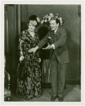 Frank Fay and Frederica Going in a scene from Harvey