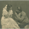 Alla Tarasova and N. A. Podgorny in a scene from the Moscow Art Theatre production of The Cherry Orchard, by Anton Chekov