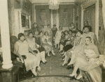 Casper Holstein entertaining guests during ladies night at the Turf Club, N.Y.