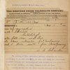 The Western Union Telegraph Company. Peekskill, November 6, Election day.