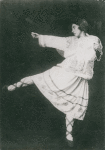 Lydia Sokolova as the Chosen Virgin in "Le Sacre du Printemps"