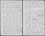 Holograph copy of his letter to Arnold, Oct. 14, 1866.  Relates to Walt Whitman