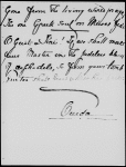 De la Ramee, Louise. Mathew Arnold [sic] April 1888. Holograph poem