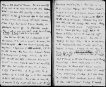 Diary. Holograph. In two parts: Part 1, last entry Dec. 31. 170 l. + 1 p. Part II, Jan. 1, 1832-April 23, 1832
