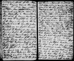 Moulton-Barrett, Mary (Graham-Clarke). Holograph journal. Narrative of journey taken with E. B. Browning, Edward Barrett Moulton-Barrett, and Matthew Wyatt. Includes pencil sketches, one portrait sketch laid in, & expense accounts [1815 Oct. 17]