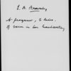 Fiesche's fate to Frenchmen seems the goal of bliss to touch". 2 lines of holograph n.d.