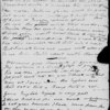 From the blest sea with a majestic pull..." Holograph poem, satire on Napolean. Mutilated.