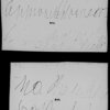 Miscellaneous ms. material, including pencil drawings