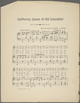 California, Queen of old Columbia