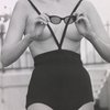 Female model in Rudy Geinrich swimsuit