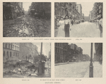 East Houston Street looking west (March 1893 & June 1895), Northeast corner of Fouth Street and Avenue D (March 1893 & May 1895) [top] ; Ridge Street, looking north from Rivington Street (March 1893 & June 1895), In front of 299 East Third Street (March 1893 & May 1895) [bottom]