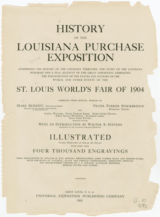 History of the Louisiana purchase exposition, NYPL Digital