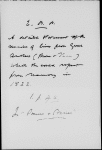 Number of lines which I can repeat." [Statement of the number of lines from Greek authors which she could repeat from memory]. Holograph 1832