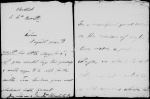 Sebastian or Virtue rewarded. Holograph. Story written as children and dedicated to their mother, Mary Graham-Clarke Moulton-Barrett.