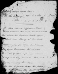 To dearest Charles John on his birthday, Hope End, Dec. 28, 1817" Birthday ode, mutilated, for Charles John Moulton-Barrett, her brother 1817 Dec. 28.