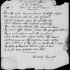 To my dearest Mama on her birthday. Hope End, May 1st, 1817." Birthday ode for Mary Graham-Clarke Moulton-Barrett, her mother. 1817 May 1.