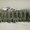 Group portrait of Tuskegee Airmen squadron