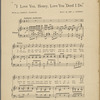 I love you, honey, love you 'deed I do