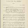 I love you, Ma Chèrie