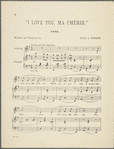 I love you, Ma Chèrie