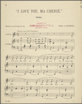 I love you, Ma Chèrie