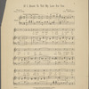 If I dared t tell my love for you