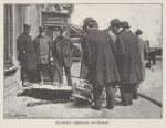 Plunged through pavement