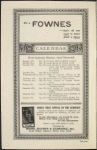 Cover and program information for the 1919 premiere of Griffes' Poem for flute and orchestra, Aeolian Hall, New York, N.Y.