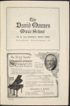 Cover and program information for the 1919 premiere of Griffes' Poem for flute and orchestra, Aeolian Hall, New York, N.Y.